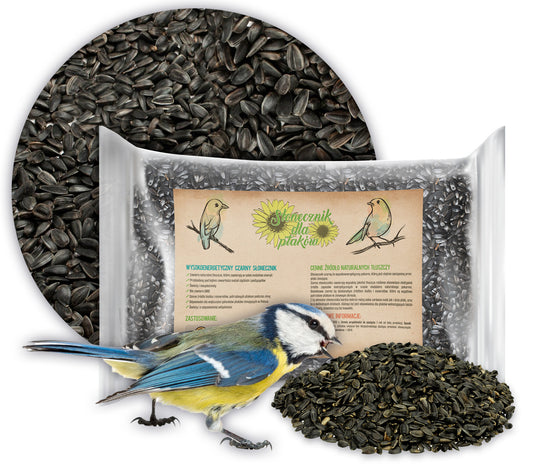 JUODOSIOS SAULĖGRĄŽOS SVEIKAS PAŠARAS MAISTAS SKANĖSTAS ŽIEMOJANTIEMS PAUKŠČIAMS 1KG