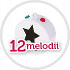 Canpol Kontrastinė pliušinė sensorinė karuselė su muzikos dėžute SENSORY TOYS