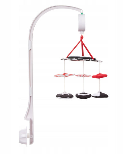 Canpol Kontrastinė pliušinė sensorinė karuselė su muzikos dėžute SENSORY TOYS