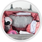 Canpol Kuprinė mamai su galimybe pritvirtinti prie vežimėlio