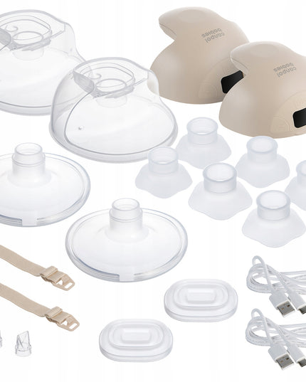 Canpol Dvigubas išmanusis krūties siurblys SmartSense, lengvas ir tylus