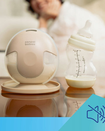 Canpol Dvigubas išmanusis krūties siurblys SmartSense, lengvas ir tylus