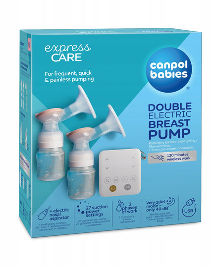 Canpol babies Laktator Express Care 3in1 – elektrinis, kaušelis, siurbiukas