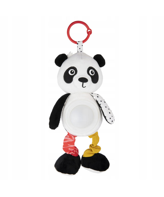 Canpol babies Pliušinė panda su pakabuku, muzikos dėžute ir lempute BabiesBoo