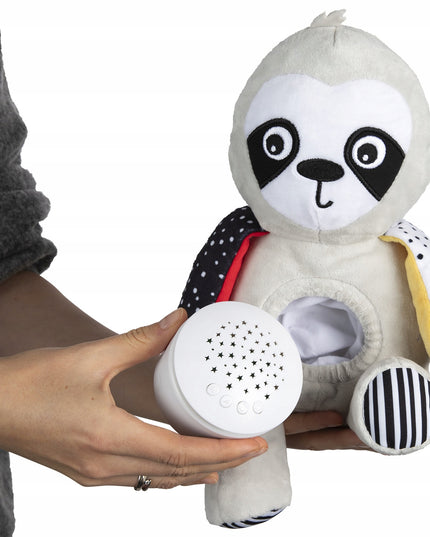 Canpol babies Pliušinis tinginys su muzikėle ir projektoriumi 3in1 BabiesBoo