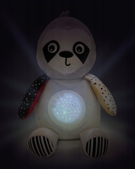 Canpol babies Pliušinis tinginys su muzikėle ir projektoriumi 3in1 BabiesBoo