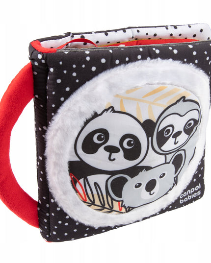 Canpol babies didelė sensorinė lavinamoji knygelė BabiesBoo PANDA