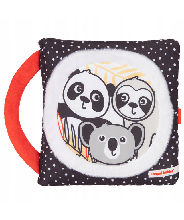 Canpol babies didelė sensorinė lavinamoji knygelė BabiesBoo PANDA