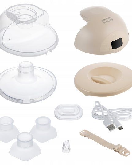 Canpol babies išmanusis korpusinis pieno siurblys SmartSense itin lengvas ir tylus