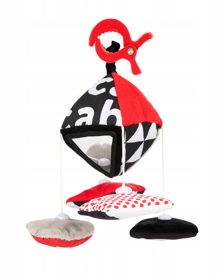 Canpol babies kontrastinė kelioninė karuselė ant vežimėlio ar automobilio kėdutės SENSORY