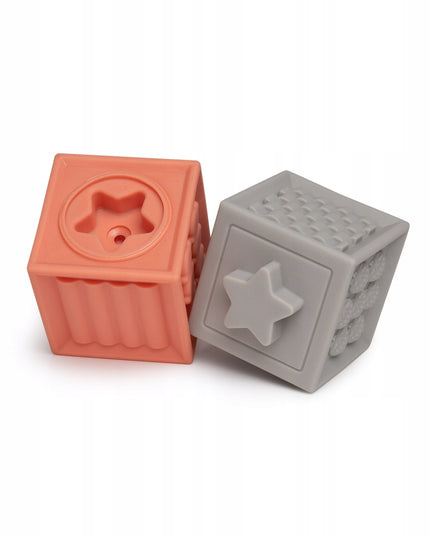 Minkšti sensoriniai kaladėlių rinkinys 12 vnt. Canpol babies