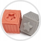 Minkšti sensoriniai kaladėlių rinkinys 12 vnt. Canpol babies