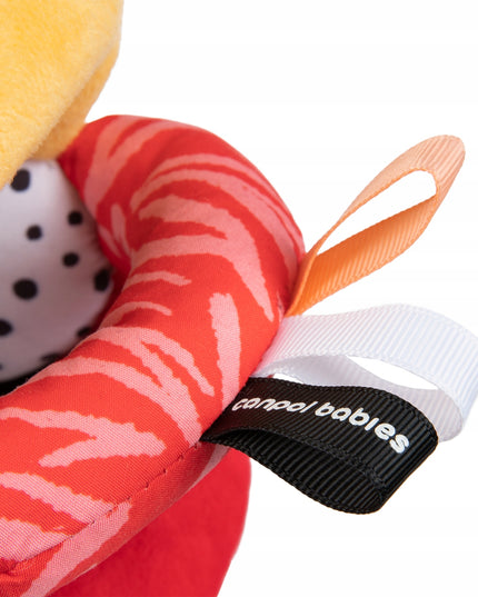 Canpol Babies Sensorinis Kamuoliukas su Barškučiu ir Pypsiuku BabiesBoo