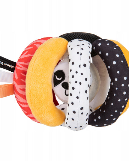 Canpol Babies Sensorinis Kamuoliukas su Barškučiu ir Pypsiuku BabiesBoo