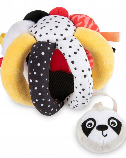 Canpol Babies Sensorinis Kamuoliukas su Barškučiu ir Pypsiuku BabiesBoo