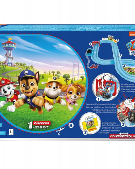 Carrera First 20063060 „Paw Patrol – Track Patrol“ lenktynių trasa, 2,9 m