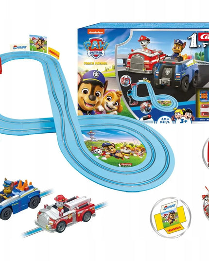 Carrera First 20063060 „Paw Patrol – Track Patrol“ lenktynių trasa, 2,9 m