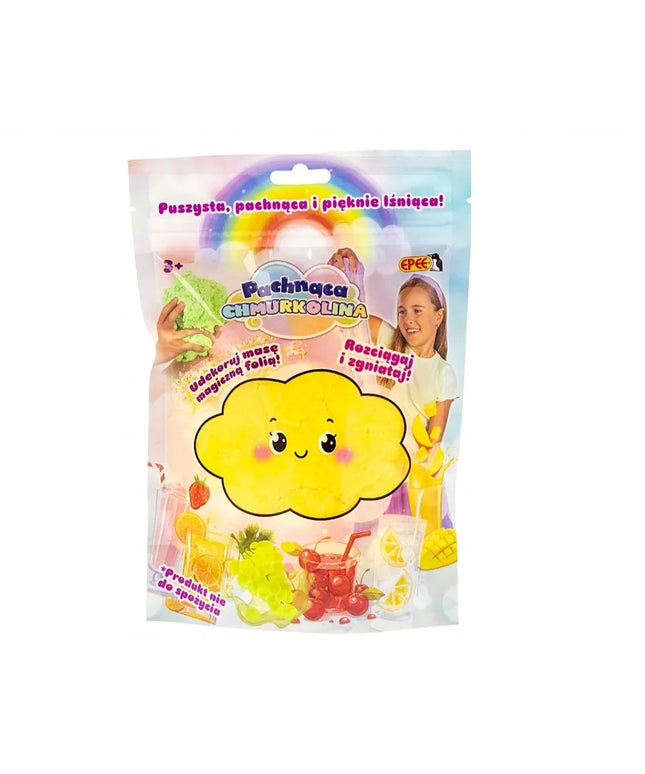 „Epee“ „Chmurkolina“ – geltona puri modelinimo masė, mango kvapo, blizgi