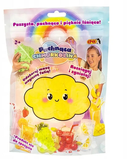 „Epee“ „Chmurkolina“ – geltona puri modelinimo masė, mango kvapo, blizgi