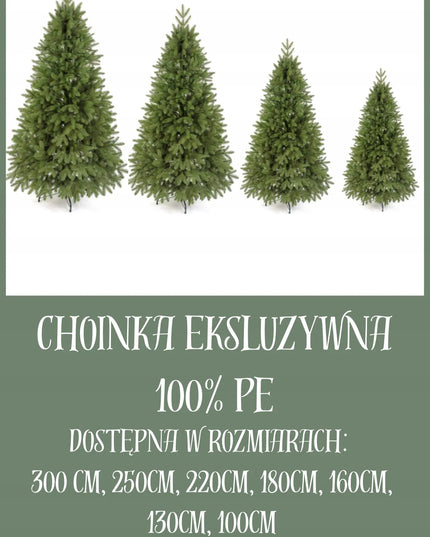 Ekskliuzyvinė dirbtinė 3D eglutė, 100% PE, 160 cm, silikoninė, REAL TREE