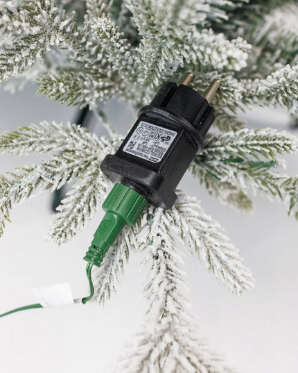 Dirbtinė eglutė Arkties eglė Snowy PE+PVC 1,95 m su integruota girlianda
