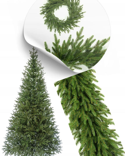 Dirbtinė eglutė Świerk Natura 3D – FULL PE PREMIUM 220 cm, kaip gyva, 100% PE