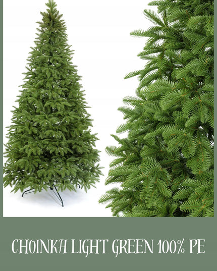 Dirbtinė eglutė Jodła Light Green 2D 100% PE 100 cm silikoninė, kaip tikra
