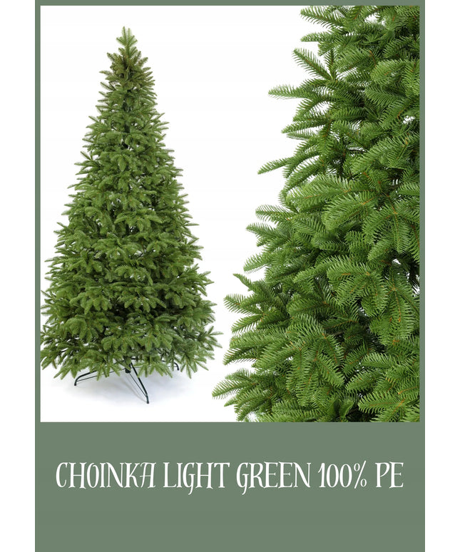 Dirbtinė eglutė kėnis Light Green 2D 100% PE 180 cm silikoninė kaip tikra