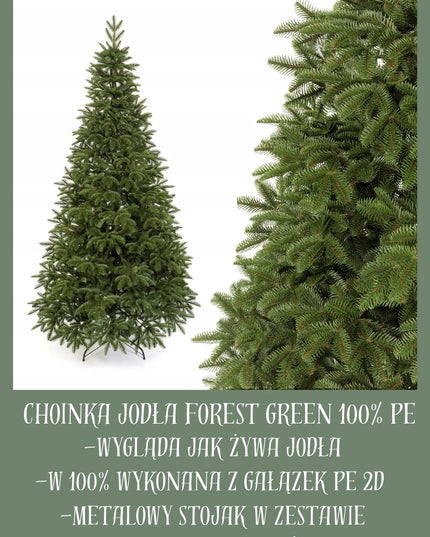 Dirbtinė eglutė Jodła NOBILES FOREST Green 2D 100% PE 160 cm
