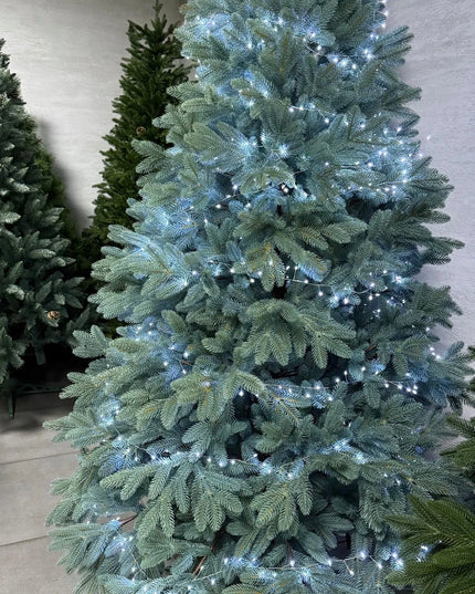 Dirbtinė eglutė PREMIUM Sidabrinė eglė SILVER SKY 3D 100% PE 180 cm