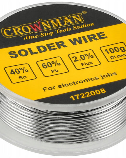 Profesionali Litavimo Alavo Viela su Fluxu 100g 1mm Elektronikams