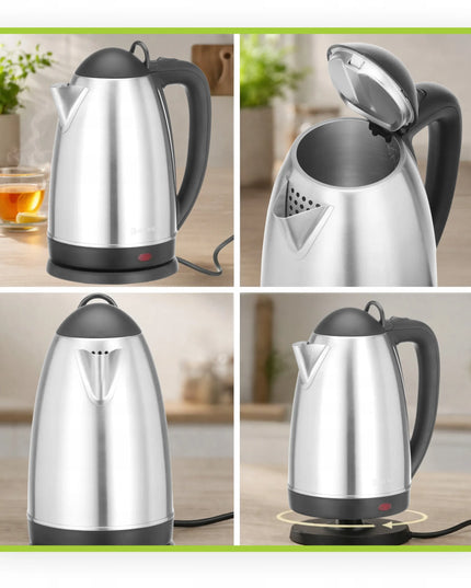 Belaidis elektrinis virdulys Hendi 2,5 l, 2150 W, sidabrinis/pilkas