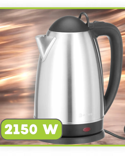 Belaidis elektrinis virdulys Hendi 2,5 l, 2150 W, sidabrinis/pilkas