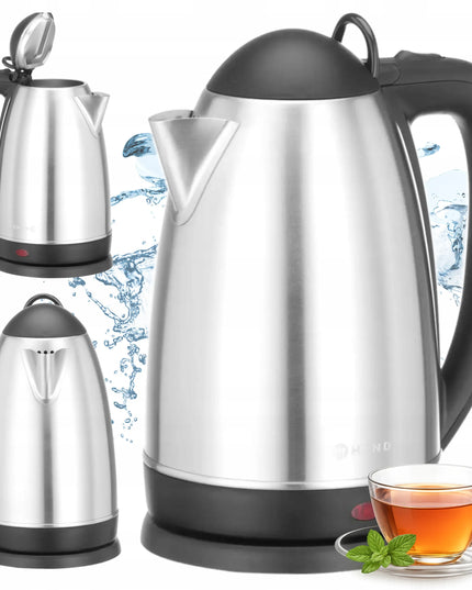 Belaidis elektrinis virdulys Hendi 2,5 l, 2150 W, sidabrinis/pilkas