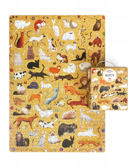 CzuCzu Puzzlove „Šeimos katės“ dėlionė, 1000 detalių, 93235