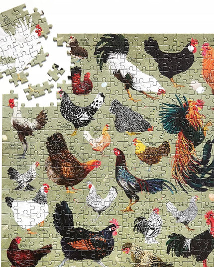 CzuCzu Puzzlove šeimos dėlionė „Vištos“, 1000 detalių, 93389
