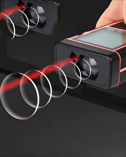 Lazerinis atstumo matuoklis skaitmeninis kampainis (inclinometras) matuoklis, gulsčiukas, atmintis 40m