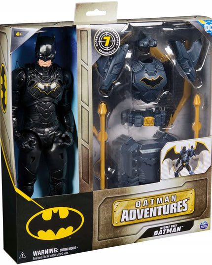 DC BATMAN ADVENTURES didelė figūrėlė, tamsos riteris 30 cm + 7 priedai
