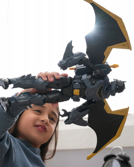 DC BATMAN ADVENTURES didelė figūrėlė, tamsos riteris 30 cm + 7 priedai