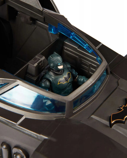 DC Comics Batman figūrėlės rinkinys 10 cm + Crusader Batmobile transporto priemonė 4+