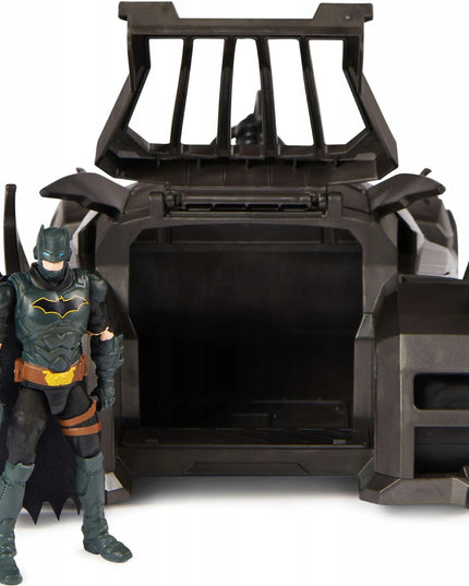 DC Comics Batman figūrėlės rinkinys 10 cm + Crusader Batmobile transporto priemonė 4+