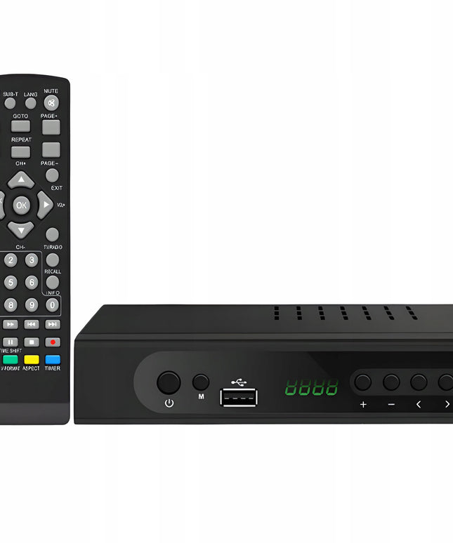 Antžeminės televizijos imtuvas-derintuvas Full HD DVB-T2 HEVC H.265 Universalus