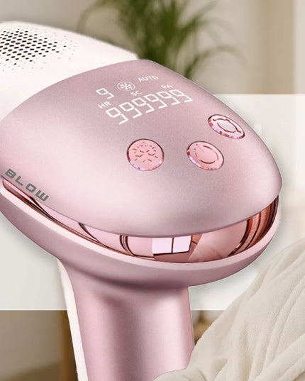 BLOW IPL 900 Pro lazerinis plaukų šalinimo aparatas veidui, kūnui ir bikini zonai, neskausminga depiliacija
