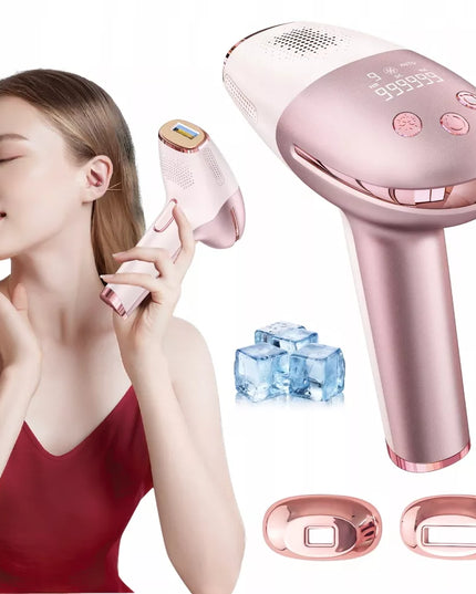 BLOW IPL 900 Pro lazerinis plaukų šalinimo aparatas veidui, kūnui ir bikini zonai, neskausminga depiliacija