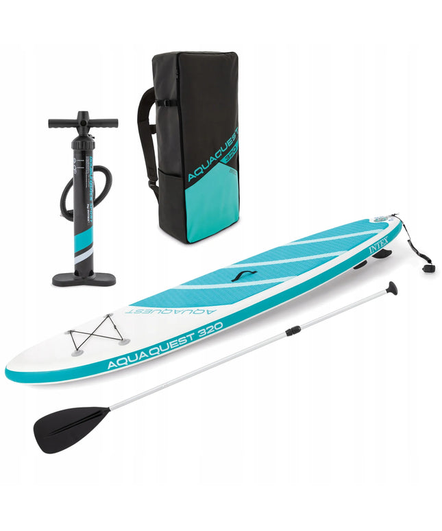 SUP lenta, irklentė AQUA QUEST 320 x 81 x 15 CM mega rinkinys 7v1 INTEX