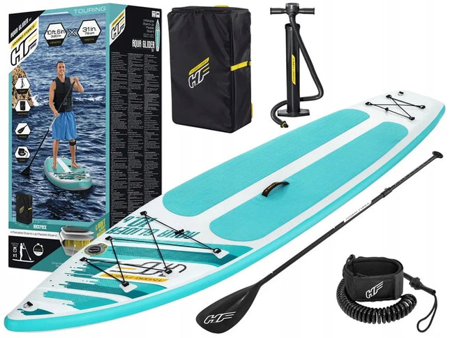 Bestway Hydro-Force SUP lenta plaukimui 320 x 79 x 12 cm, 7-viename mega rinkinys