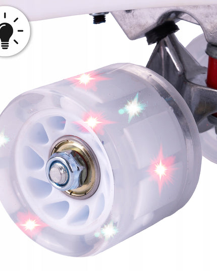 RIEDLENTĖ FISZKA VAIKAMS SU RANKENA DENYJE ŠVIEČIANTYS LED RATUKAI TVIRTA