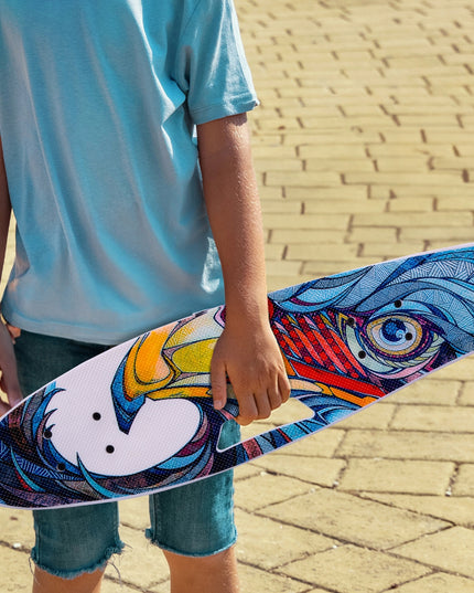 RIEDLENTĖ FISZKA VAIKAMS SU RANKENA DENYJE ŠVIEČIANTYS LED RATUKAI TVIRTA