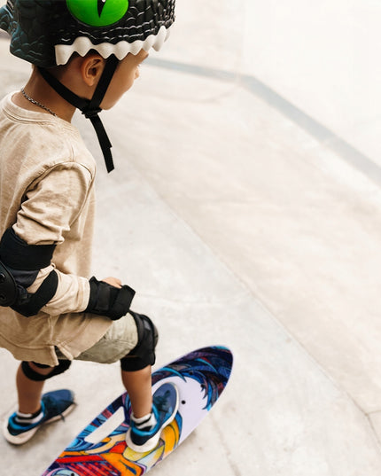 RIEDLENTĖ FISZKA VAIKAMS SU RANKENA DENYJE ŠVIEČIANTYS LED RATUKAI TVIRTA