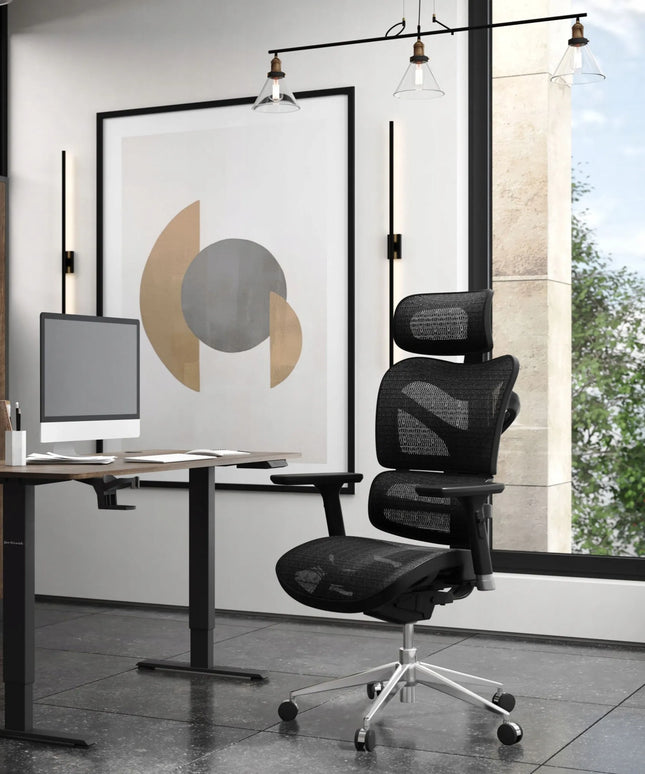 Ergonominė biuro kėdė DIABLO V-Commander, juoda